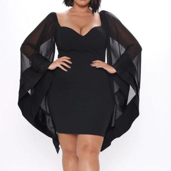 Lot Of Claim Mini Dress - Black - Picture 1 of 2
